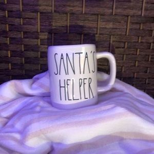 Rae Dunn SANTA’S HELPER mug